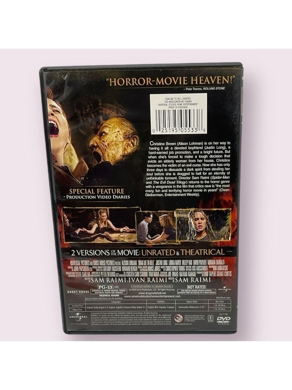 Drag Me To Hell DVD Unrated and Theatrical Versions - Picture 2 of 2